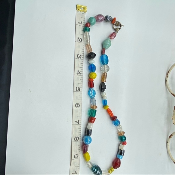 Glass Multi Color Necklace - Picture 6 of 6